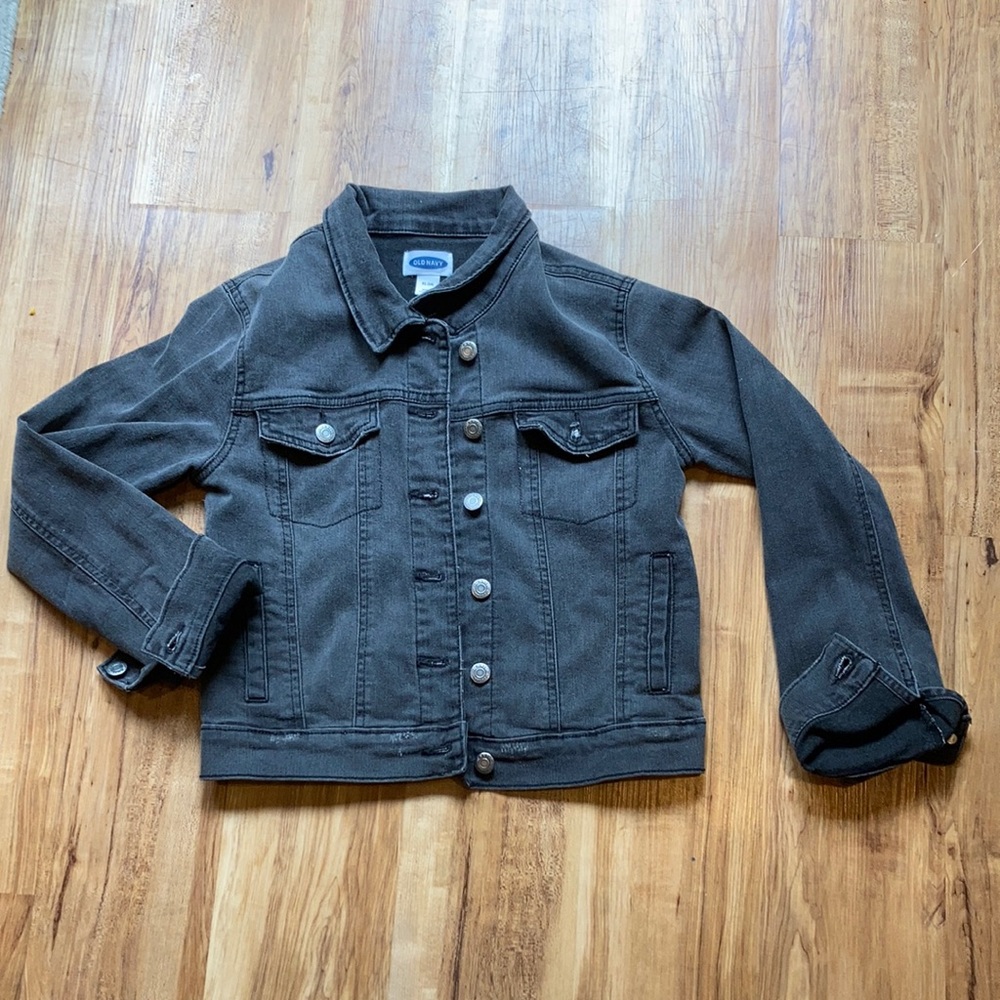 Black jean jacket